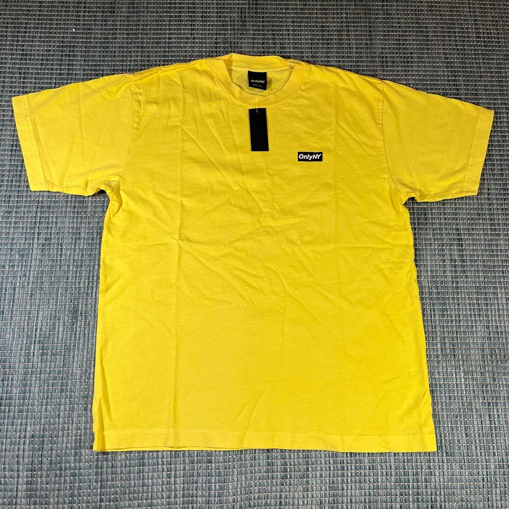 Only NY Outdoor Goods Yellow T Shirt Adult Sz XS New
